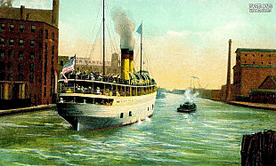 A painting of the Eastland (circa 1907) A painting of the Eastland (circa 1907)