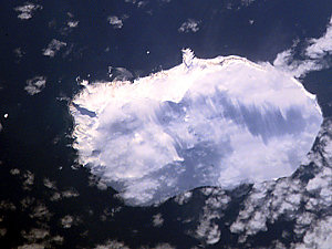 Aerial photo of Bouvet Island Aerial photo of Bouvet Island