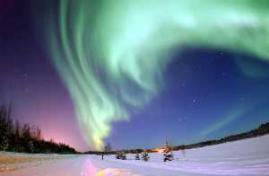 Aurora over Bear Lake, Alaska Aurora over Bear Lake, Alaska