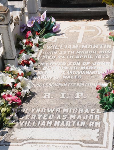 "Glyndwr Michael served as Major William Martin, R.M." "Glyndwr Michael served as Major William Martin, R.M."