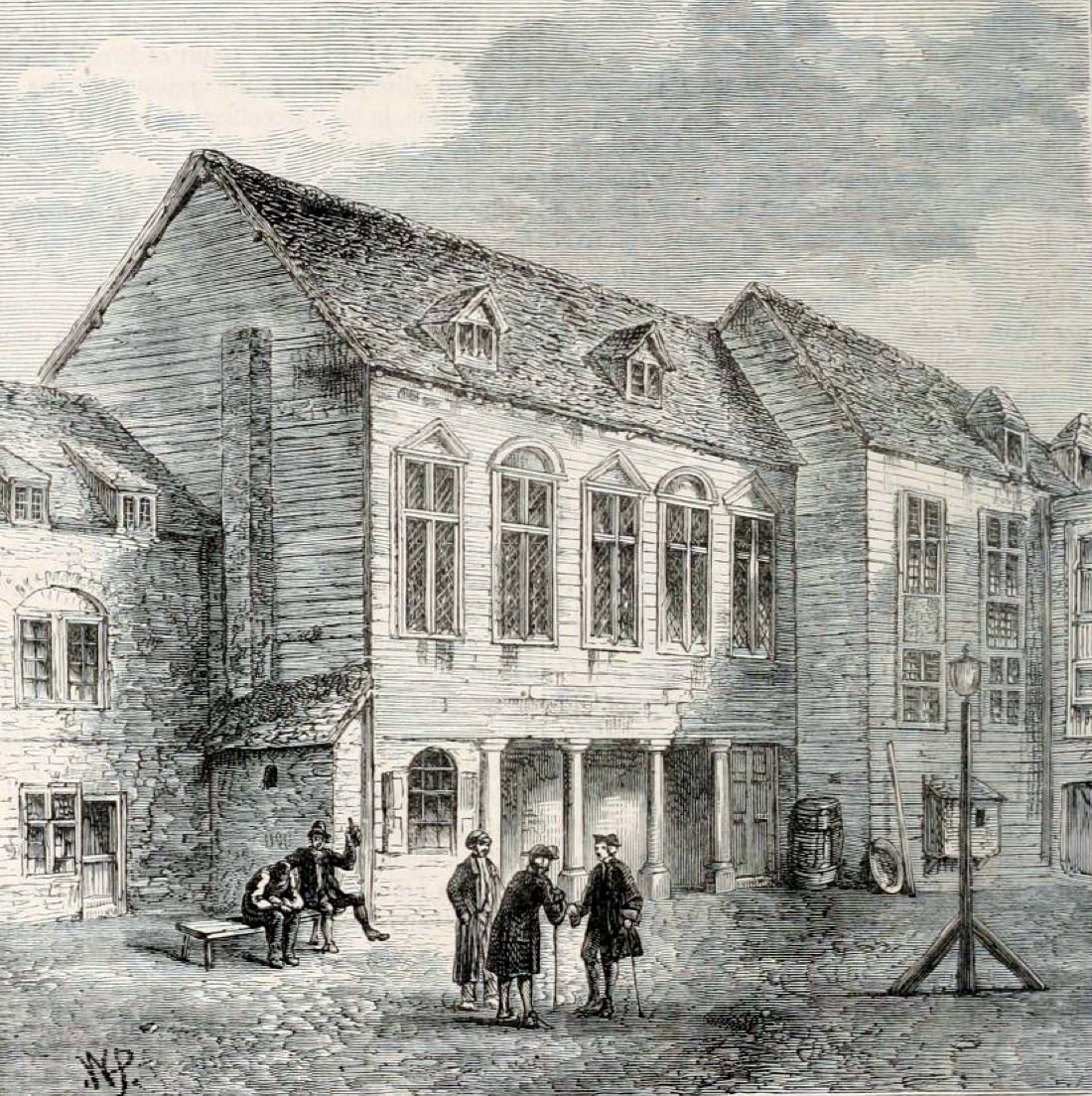 Marshalsea, an infamous debtor's prison in 18th century London