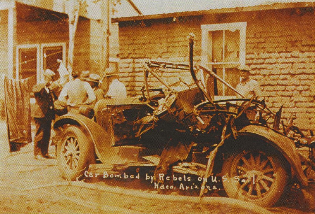 A car wrecked in Naco, AZ A car wrecked in Naco, AZ