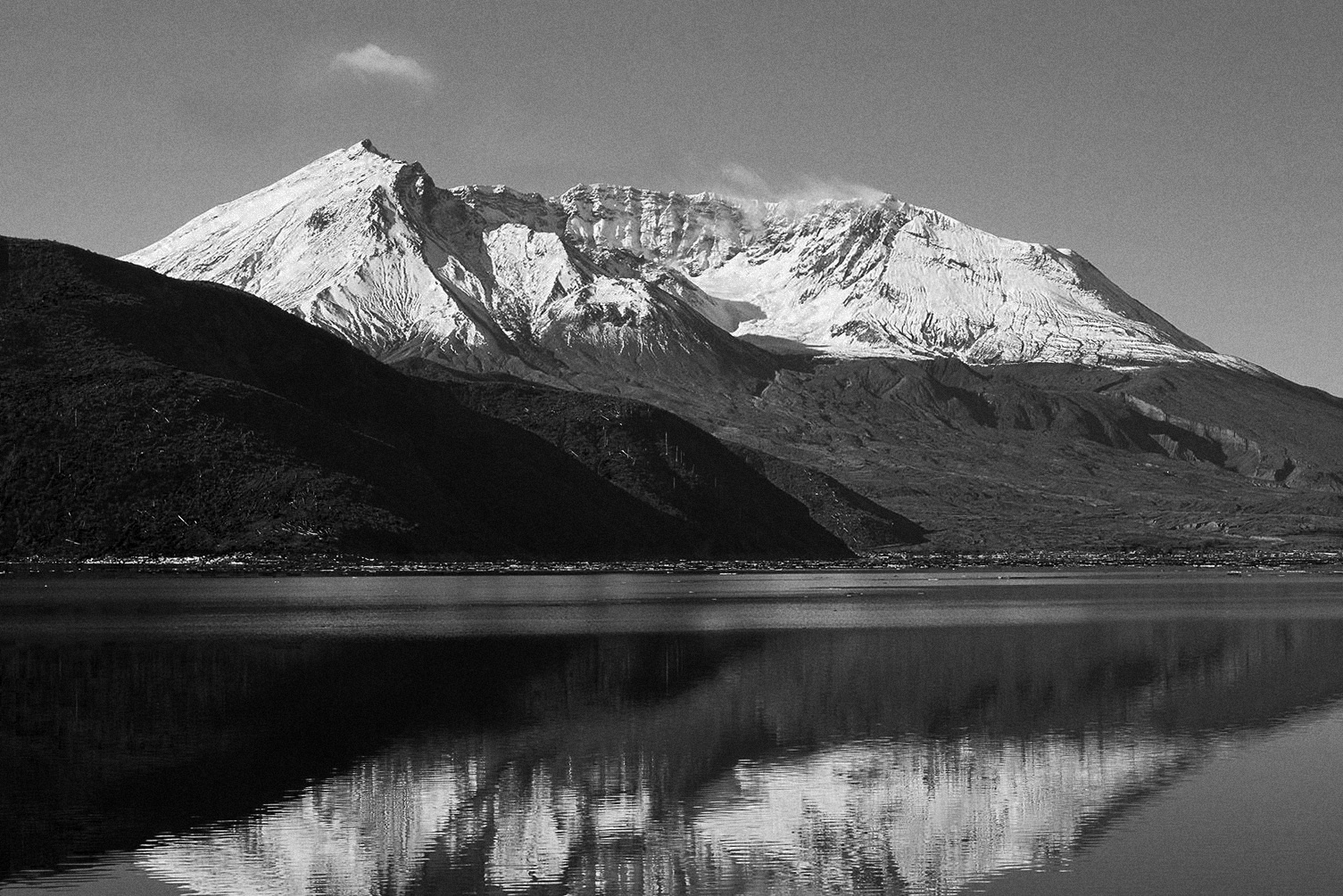 Mount St. Helens after the eruption