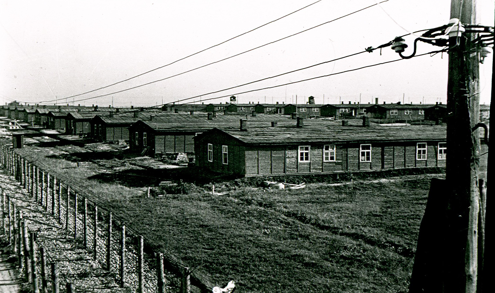 The prisoner barracks at Majdanek