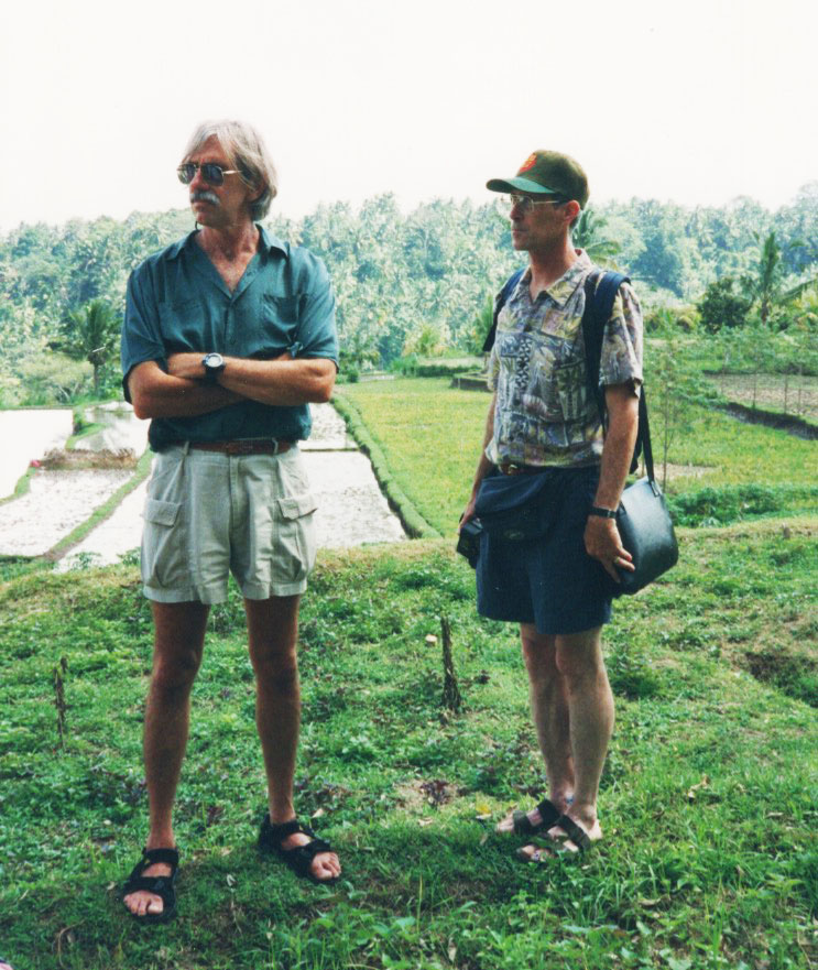 Lansing and Kremer in Bali ca. 1997