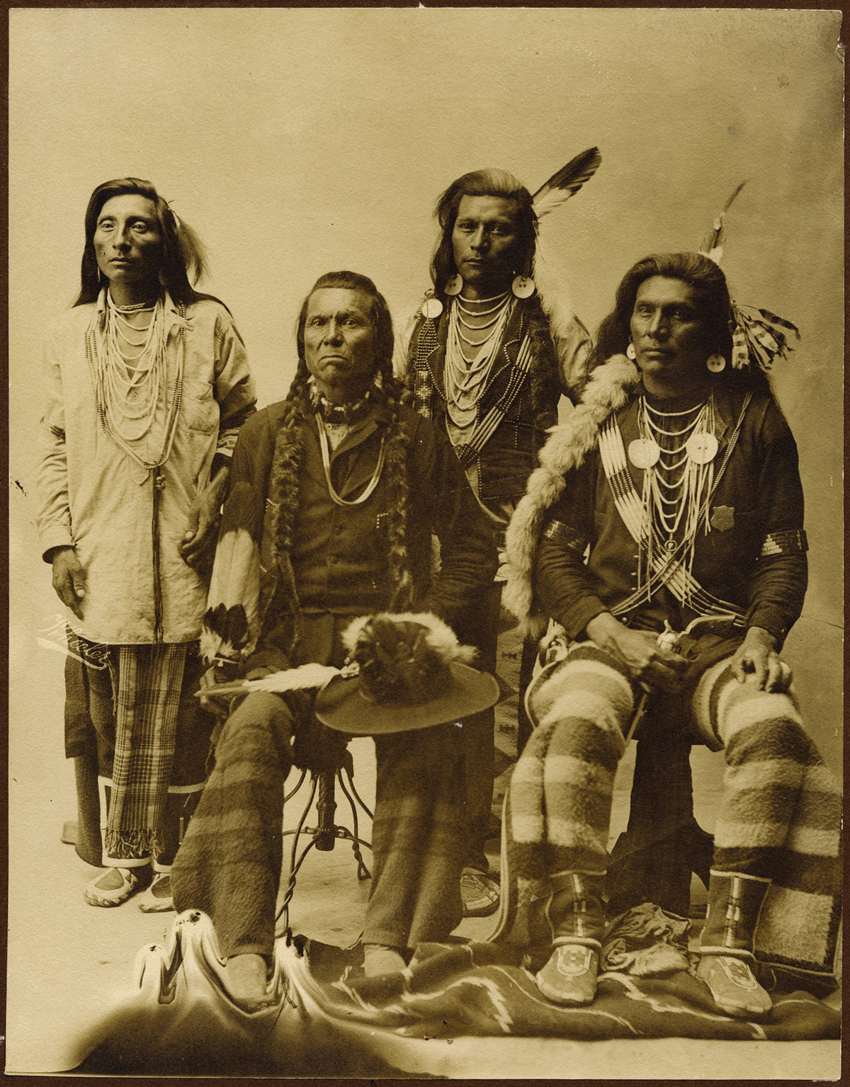 Nez Perce warriors, ca. 1890