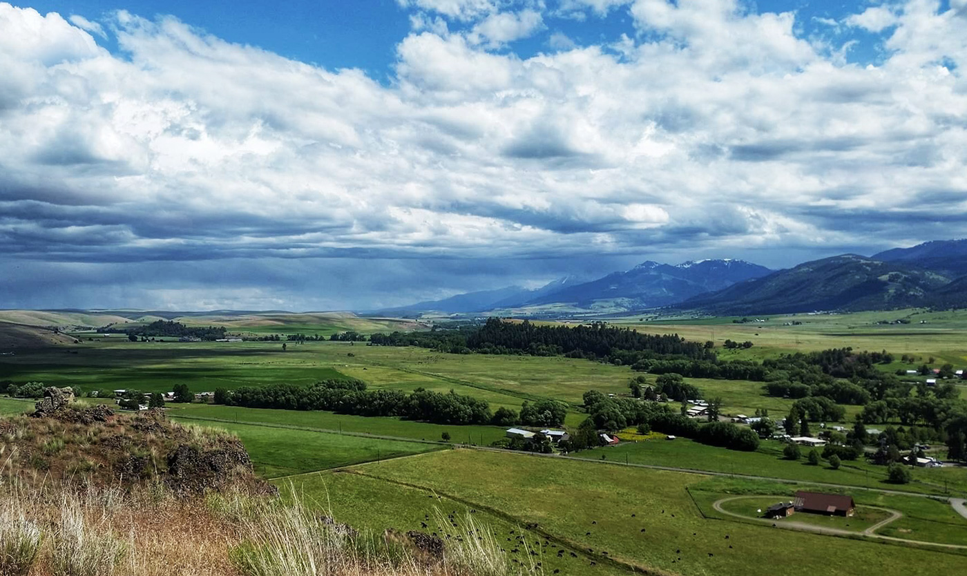 A modern-day view of Wallowa Valley